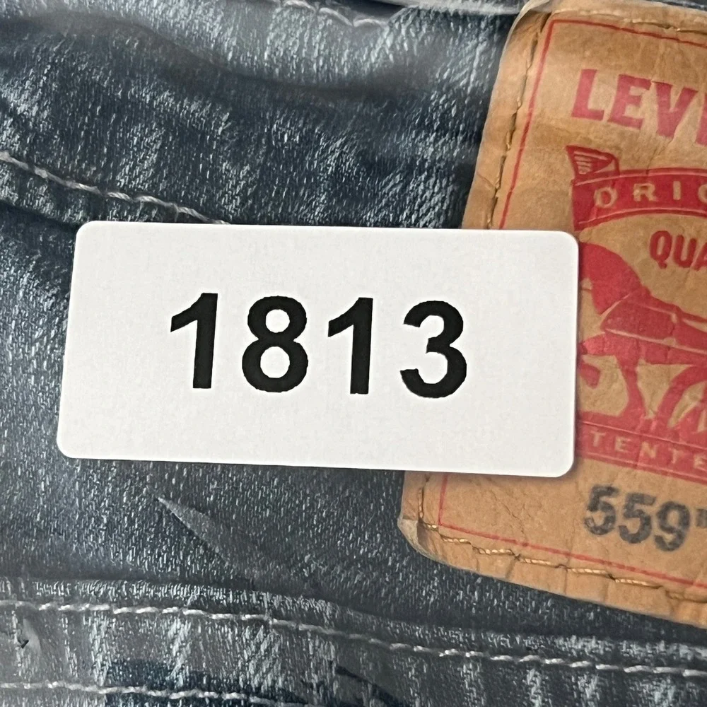 Levis 559 Relaxed Straight Leg Jeans Mens 36x32 Medium Wash Blue Denim 1813